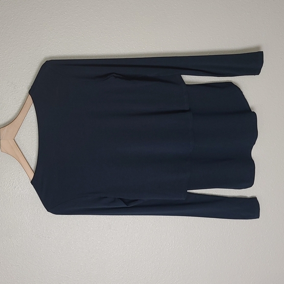 Theory Chevak Tiered Viscose Longsleeve Top - Picture 6 of 8